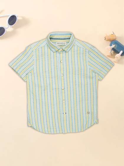 Pantaloons Junior Boys
                    Striped Casual Shirt