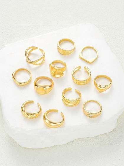 Lara Karen Set of
                          12 Finger Ring