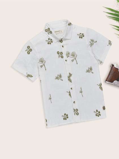 Pantaloons Junior Boys
                    Floral Printed Casual Shirt