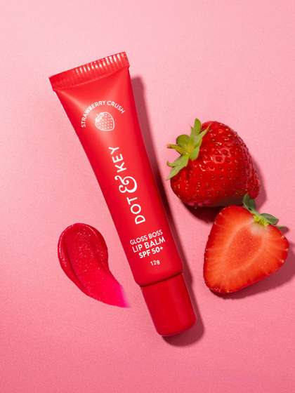 DOT & KEY Gloss
                        Boss Lip Balm In-Vivo Tested SPF 50+ PA+++,
                        Strawberry Crush
