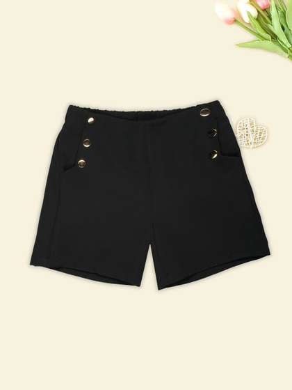 Pantaloons Junior Girls
                    High-Rise Shorts