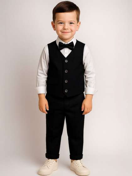 FABMYTRA Boys Shirt with
                    Trousers