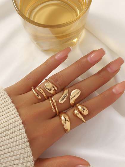 Lara Karen Set of 6
                        Finger Ring