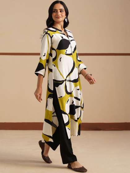 Lalita Creations
                        Women Printed Regular Kurta with Trousers
