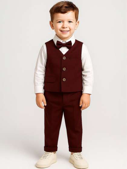 TOGEPI Boys Shirt with
                    Trousers