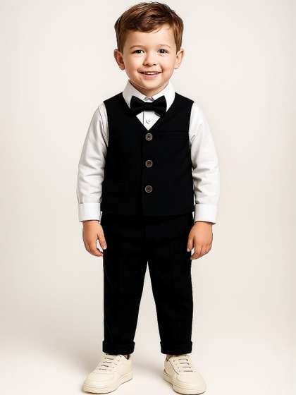 TOGEPI Boys Shirt with
                    Trousers