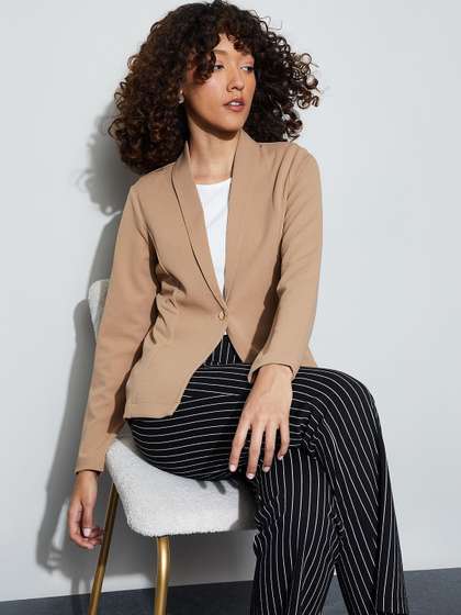 CODE by Lifestyle
                          Shawl Collar Single-Breasted Blazer