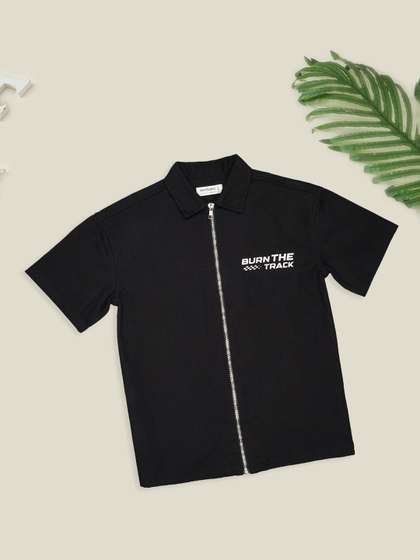 Pantaloons Junior Boys
                    Printed Casual Shirt