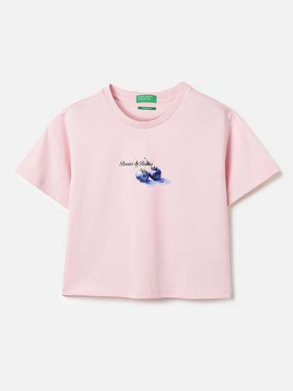 United Colors of
                    Benetton Girls Pure Cotton Tshirts