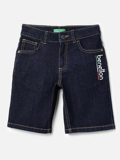 United Colors of
                    Benetton Boys Typography Shorts