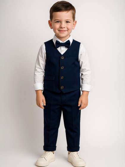 TOGEPI Boys Shirt with
                    Trousers