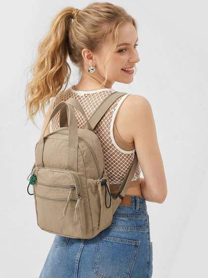 glitchez Women Solid
                        Yoke-Style Backpack