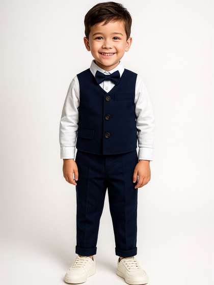 TOGEPI Boys T-shirt and
                    Shirt with Trousers