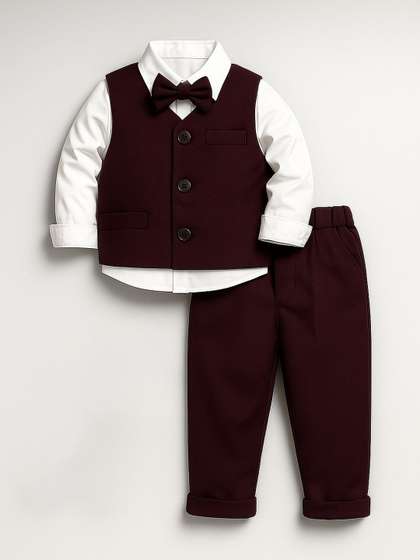 TOGEPI Boys Shirt with
                    Trousers