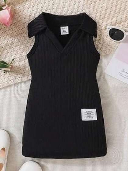 ER LIFE Style Applique
                    Bodycon Dress