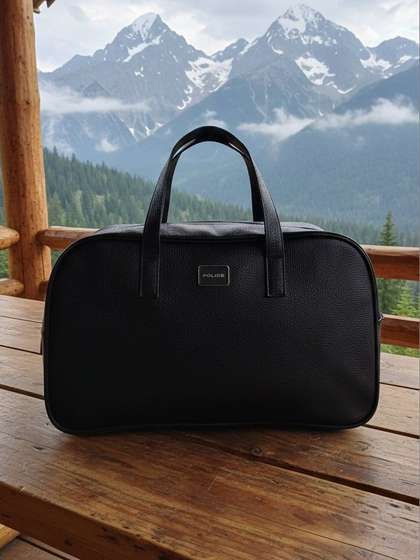 Police Textured
                        Medium Casual Duffel Bag