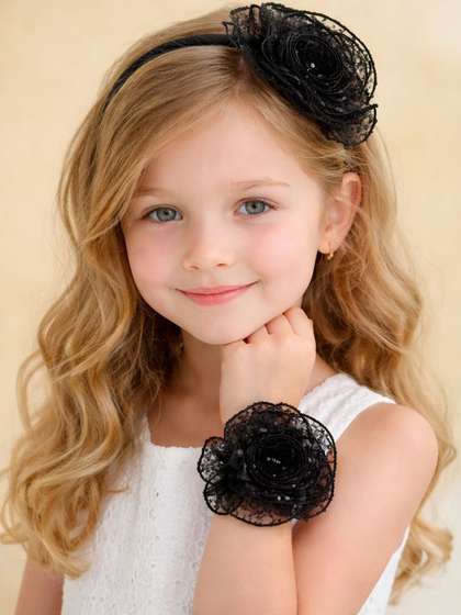 Pink Chick Girls Set of
                    2 Hairband