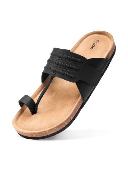 FRIDO Men Leather
                    Comfort Sandals
