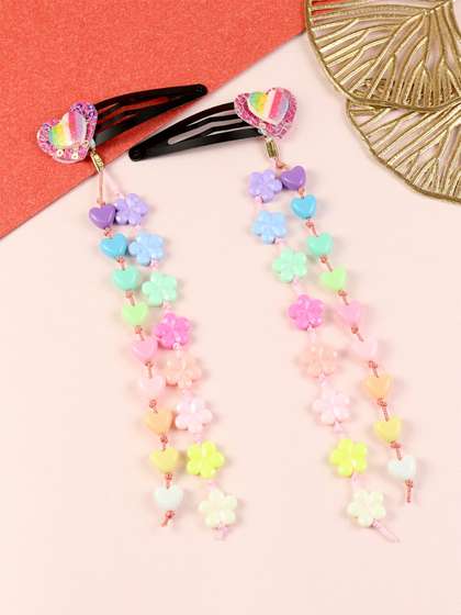 Asthetika Kids Girls Tic
                    Tac Hair Clip
