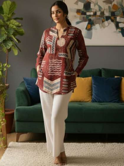 Anouk Mirage Printed
                        Pure Cotton Kurti