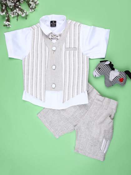 V-Mart Boys Striped
                    Shirt with Shorts