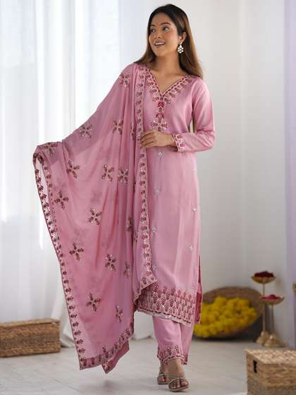 ZONFAB Women's Clothing Set & Dupatta