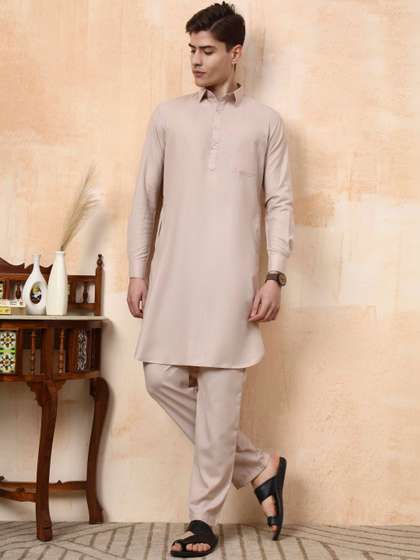 DEVOILER Men Thread
                        Work Kurta