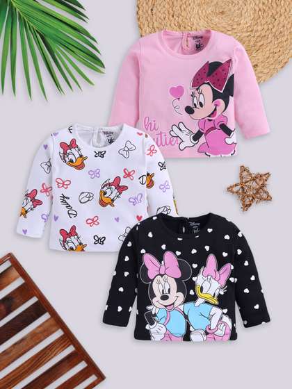 YK Disney Girls Pure
                      Cotton Tshirts