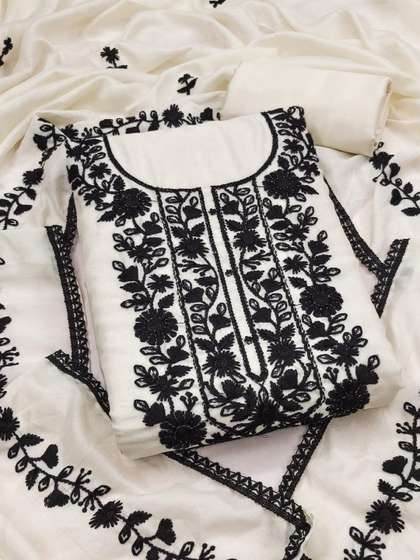 LeeliPeeri Designer
                        Embroidered Unstitched Dress Material