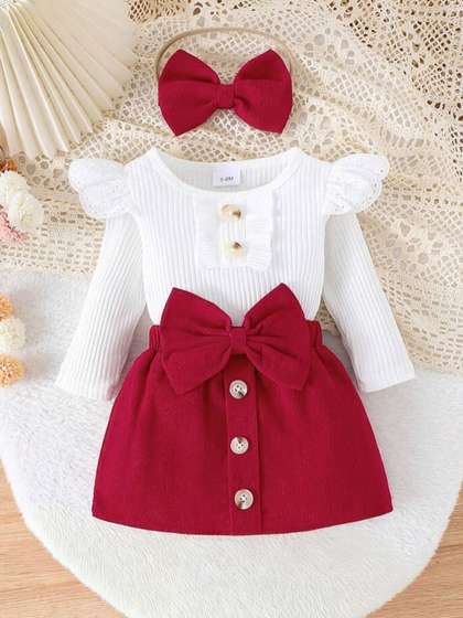 HSM FASHION Girls Top
                      with Skirt