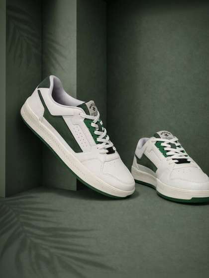 WROGN Men Colourblocked
                    PU Sneakers