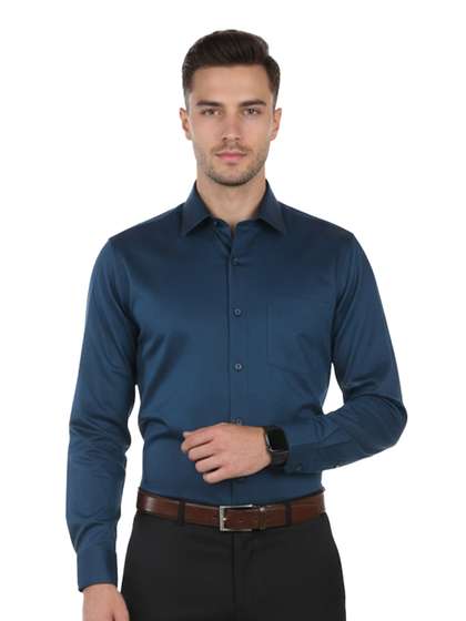 Cottonking Men Pure
                        Cotton Full Sleeves Slim Fit Formal Shirt