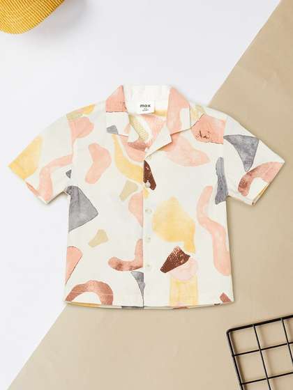 max Boys Printed Casual
                    Shirt