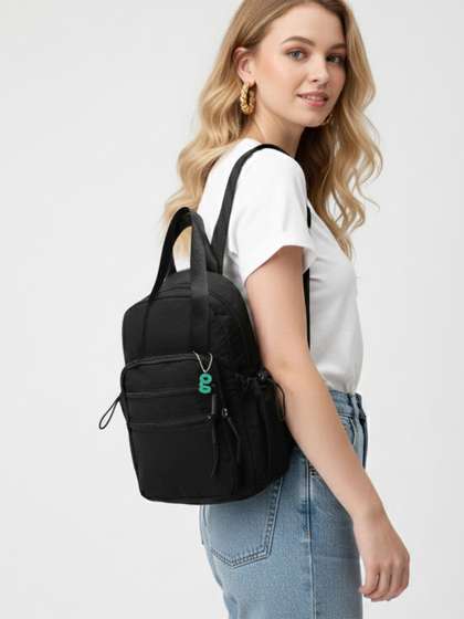 glitchez Women Solid
                        Yoke-Style Backpack