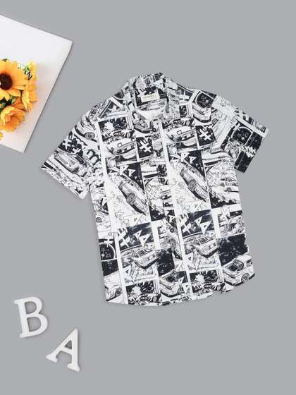 Pantaloons Junior Boys
                    Printed Casual Shirt