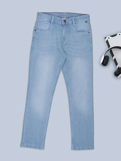 Pantaloons Junior Boys
                    Slim Fit Mid-Rise Light Fade Jeans