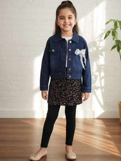 HERE&NOW Girls Denim
                    Jacket