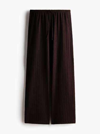 H&M Textured
                        Jersey Drawstring Trousers