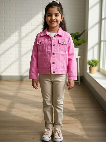 HERE&NOW Girls Denim
                    Jacket