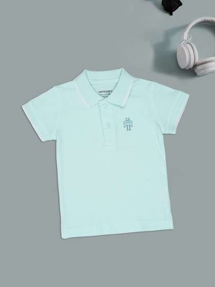 Pantaloons Baby Boys
                    Printed Polo Collar T-shirt