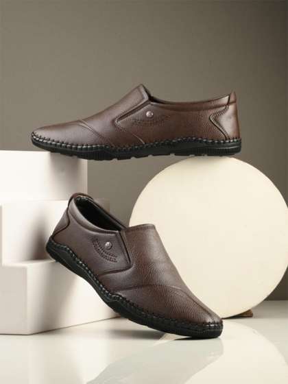 Provogue Men Leather
                        Formal Slip-Ons
