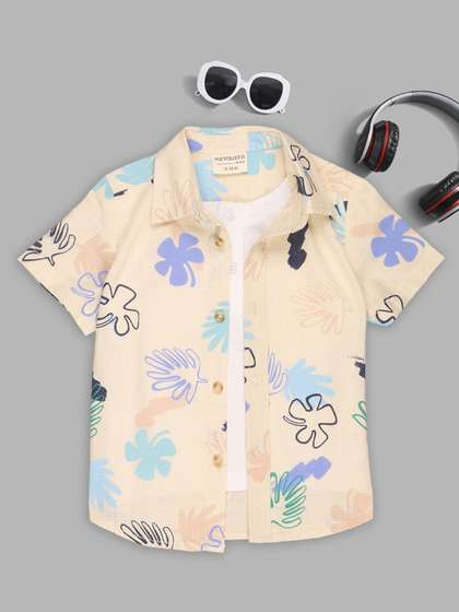 Pantaloons Baby Boys
                    Floral Printed Casual Shirt