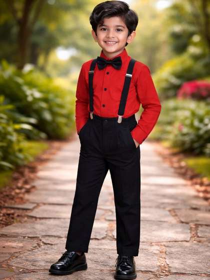 Sagar Impex Boys Shirt
                    with Trousers