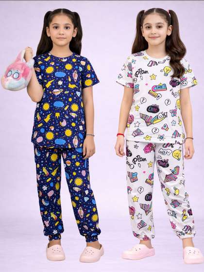 BAESD Girls Printed
                      Maxi Nightdress