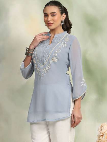 Nayam By Lakshita
                        Floral Embroidered Thread Work Thread Work
                        Kurti