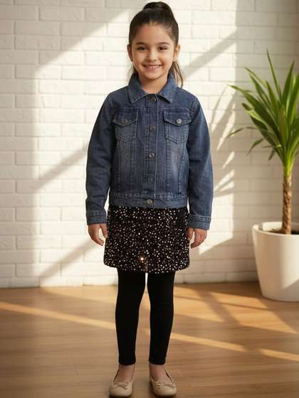 HERE&NOW Girls Denim
                    Jacket
