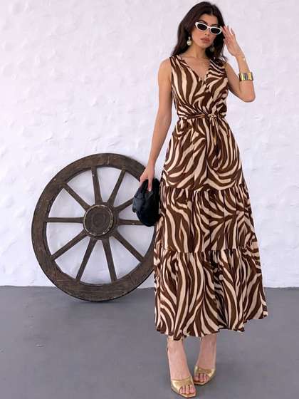 NWH Animal Print
                          Maxi Dress