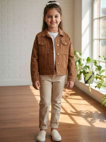 HERE&NOW Girls Denim
                    Jacket