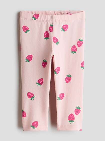 H&M Printed Cotton
                      Leggings