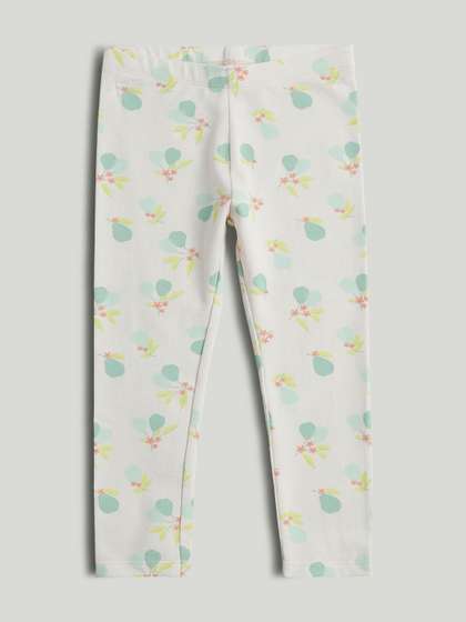 mothercare Girls Cotton
                    Printed Ankle Length Leggings